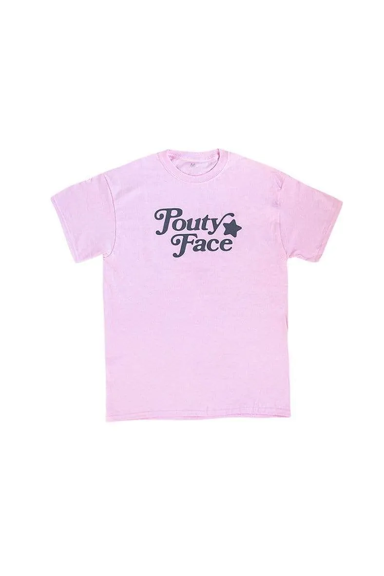 Addison Rae: Youth Pouty Face Pink Shirt