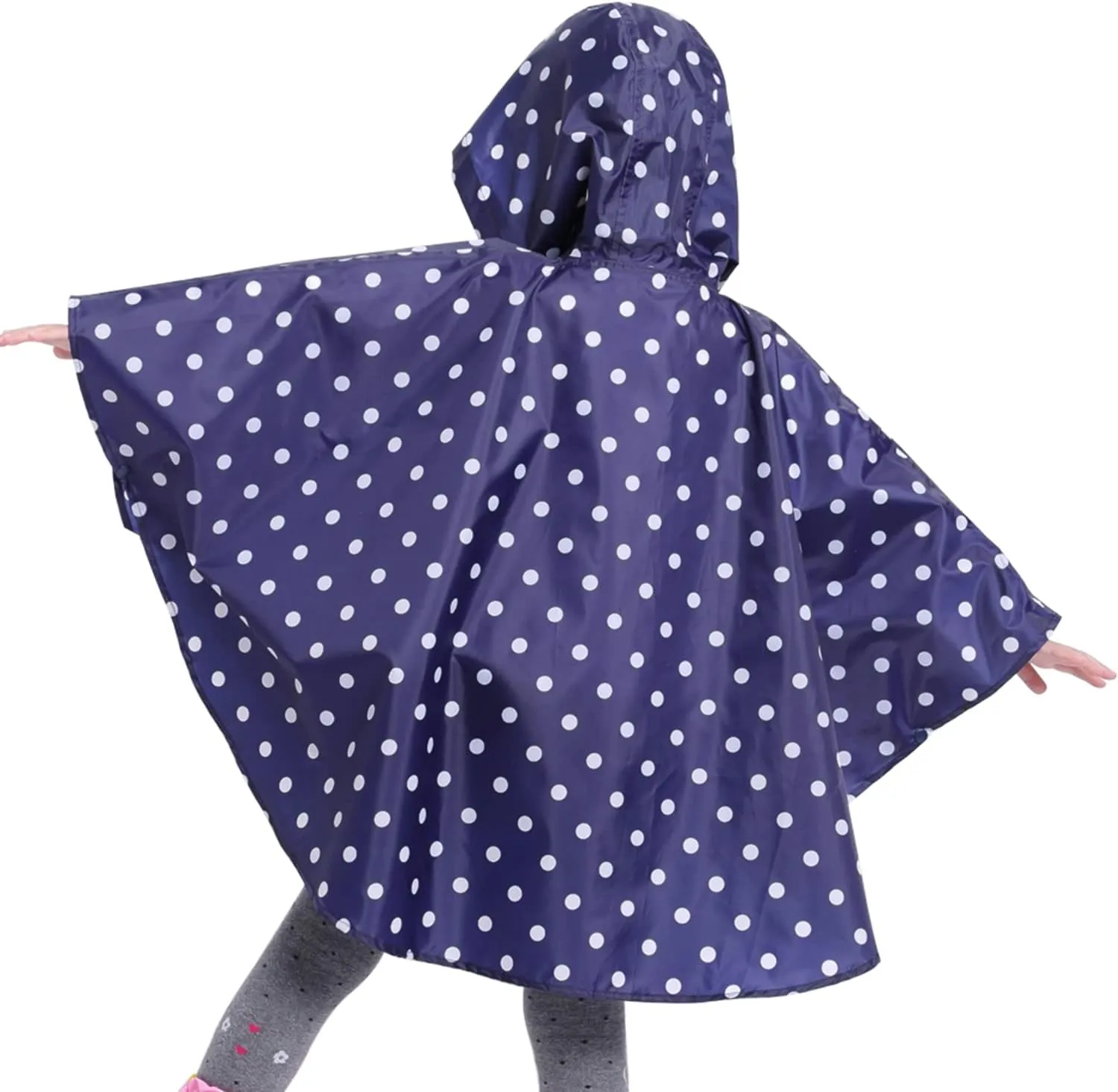 AIWUHE Kids Rain Poncho Cartoon Raincoat Jacket Cute Rain Coat Toddler Boys Girls Rain Cape Light Waterproof Hoodie Outwear