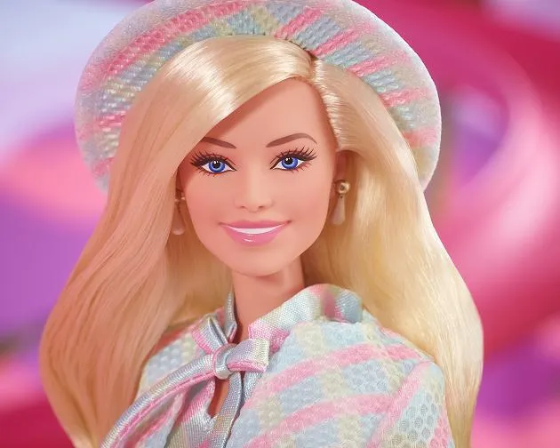 Barbie The Movie Barbie Doll In Plaid Matching Set