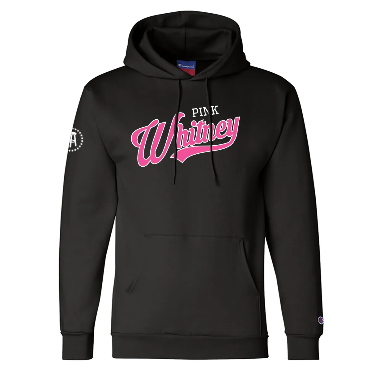 Barstool Sports Pink Whitney Script Hoodie