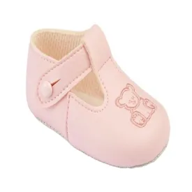 Baypods - baby pram shoe pink B117