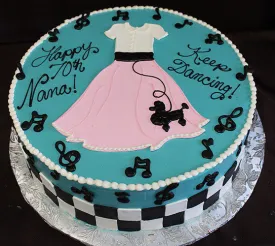 BD-063 Poodle skirt music notes