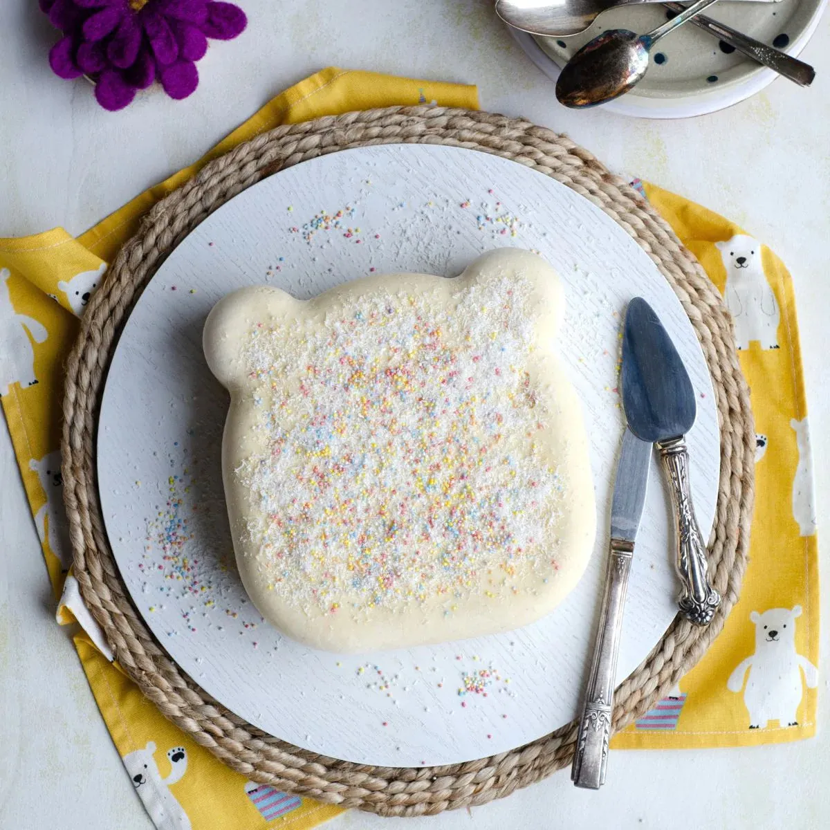 Blue Dusk Bear Cake Mould