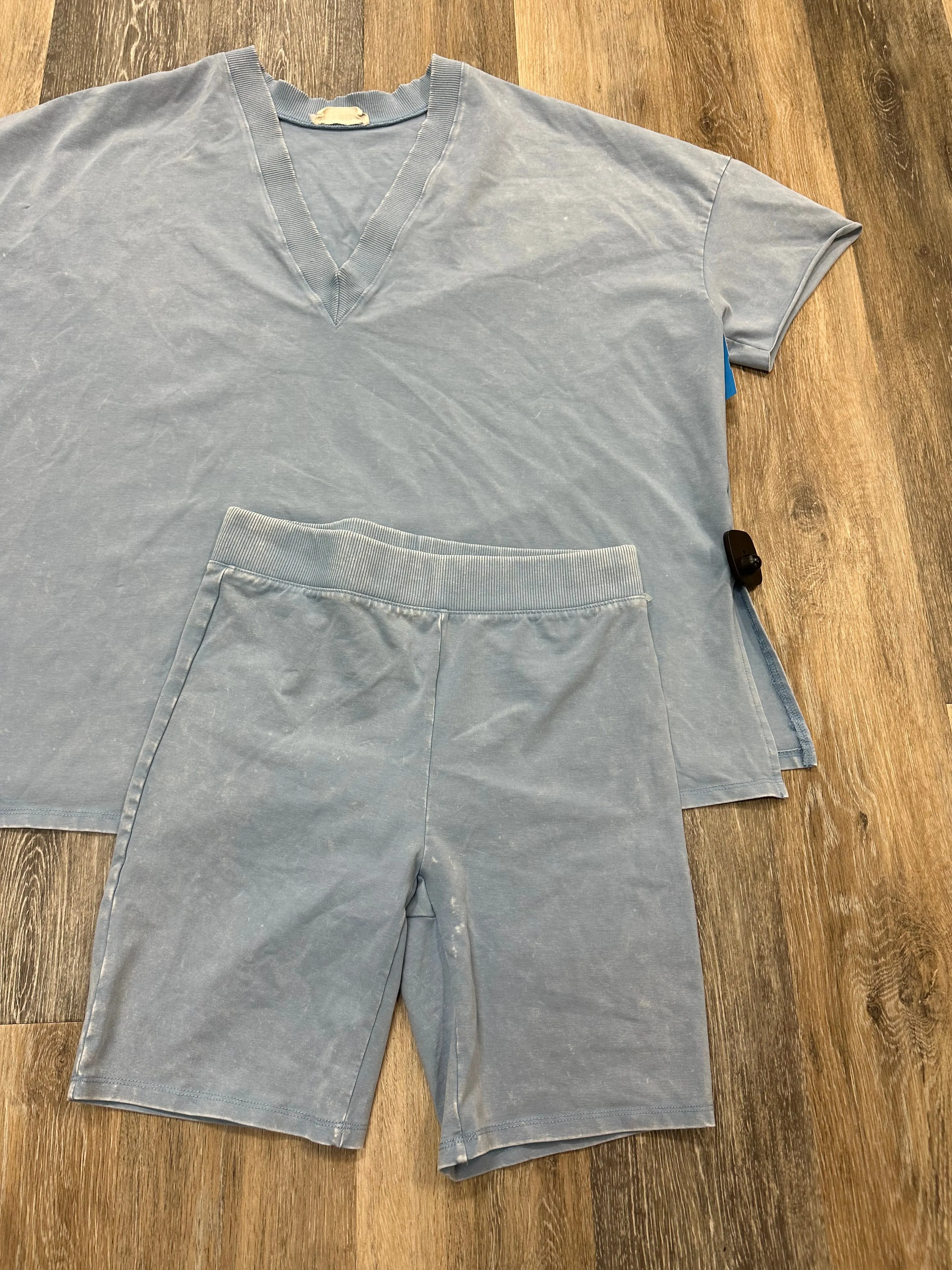 Blue Shorts Set La Biz, Size M