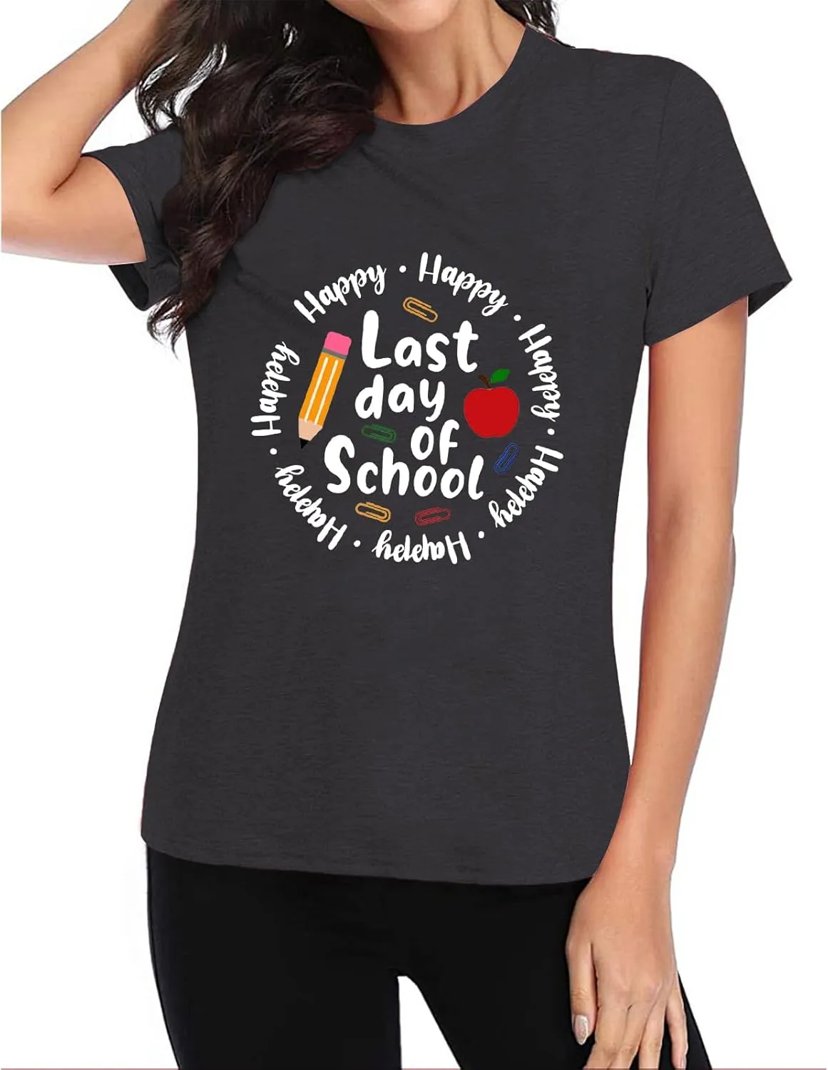 Bruh We Out Teachers Shirt Women Last Day of School Tee Shirt Schools Out for Summer Tshirt Casual Tops