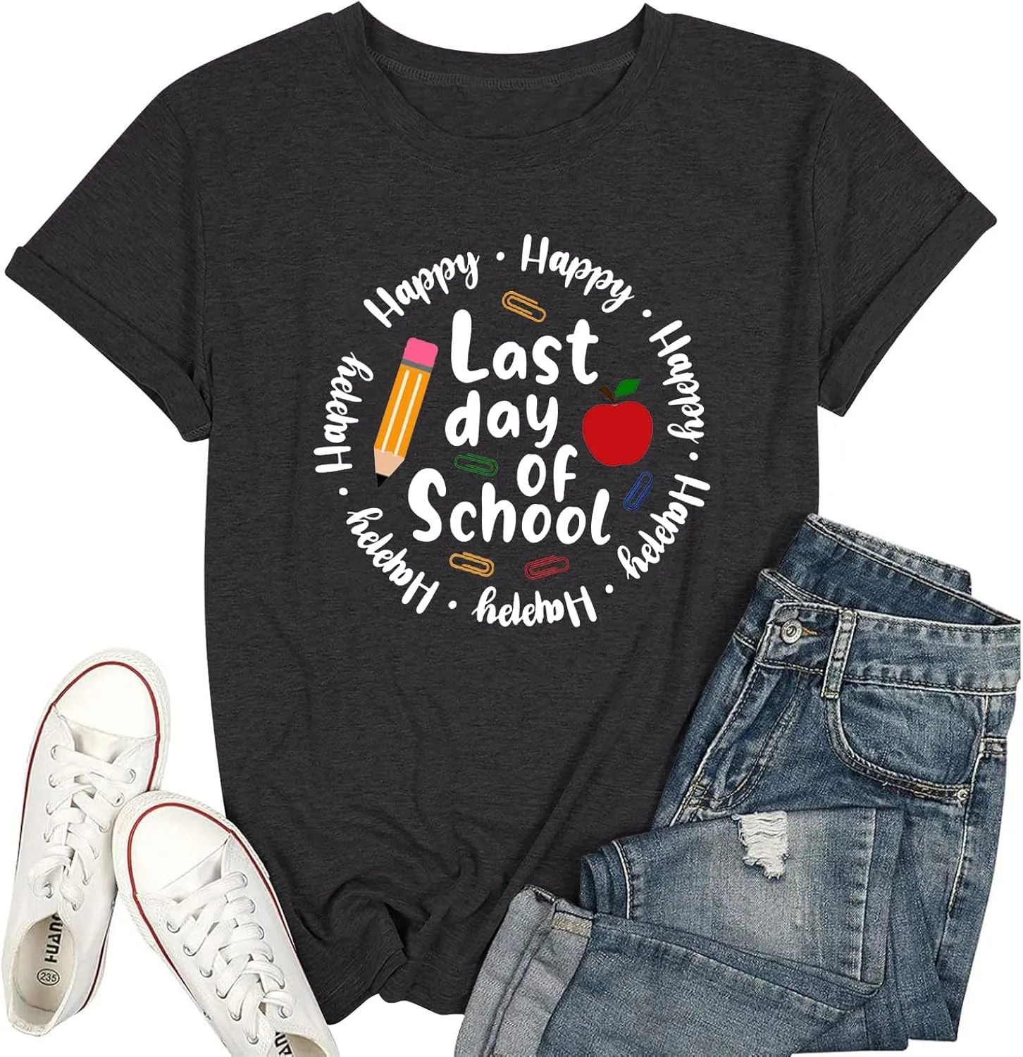 Bruh We Out Teachers Shirt Women Last Day of School Tee Shirt Schools Out for Summer Tshirt Casual Tops