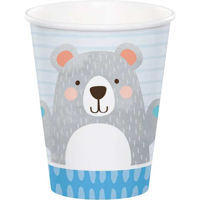 Bulk Bear Party 9 oz Paper Cups (96 per Case)