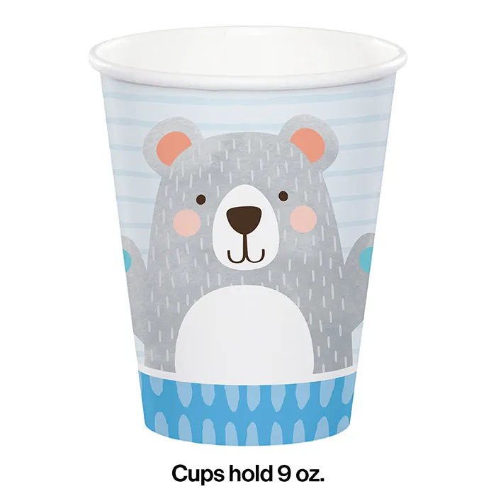 Bulk Bear Party 9 oz Paper Cups (96 per Case)