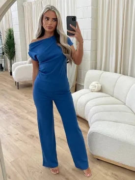 CHER DENIM BLUE 2 PIECE LOUNGE SET