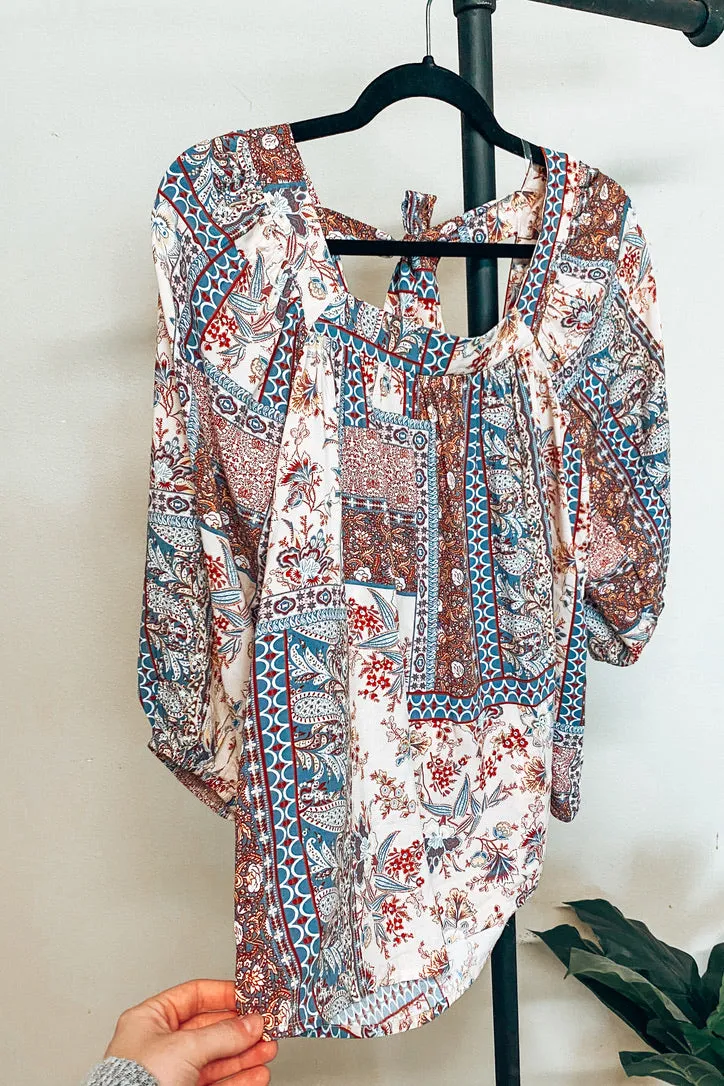 Ciara Multiprint Top