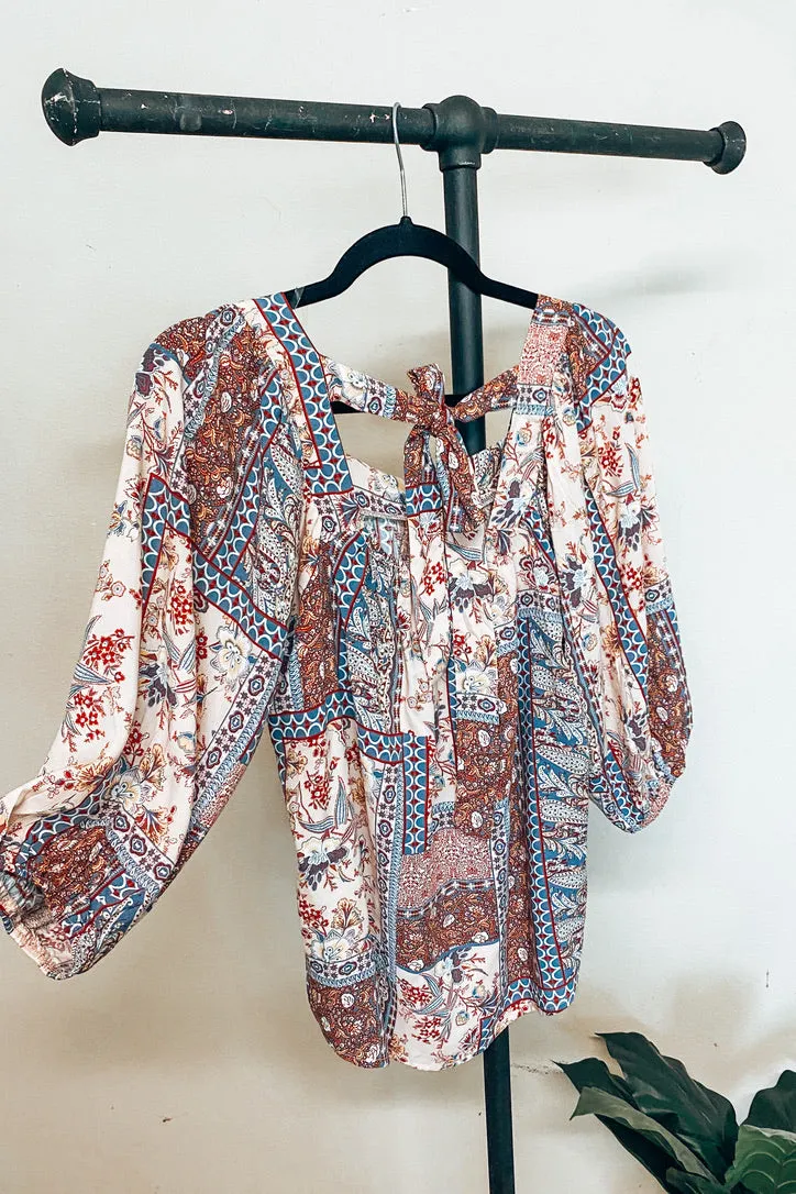 Ciara Multiprint Top