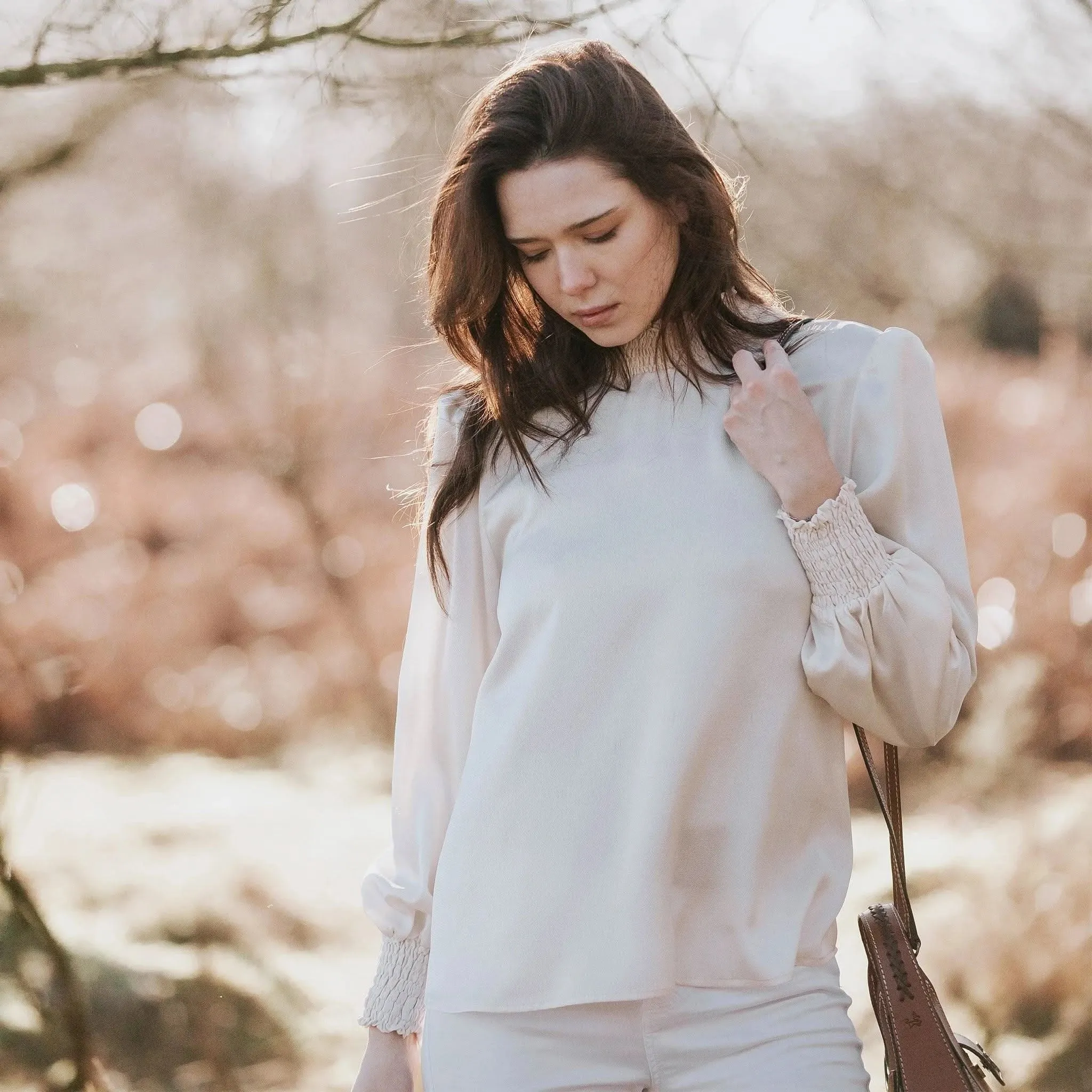 Diana Pale Gold Blouse