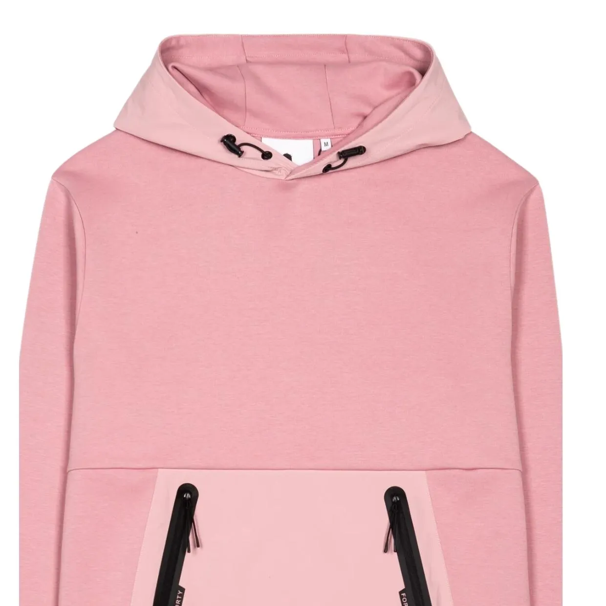 Forty Travis Tech Dusty Pink Hoodie