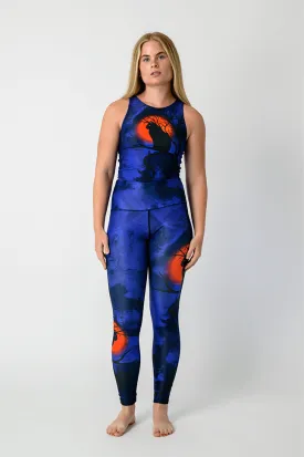 Friday the 13th Printed Yoga Crops