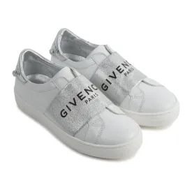 Givenchy White and Silver Sneakers