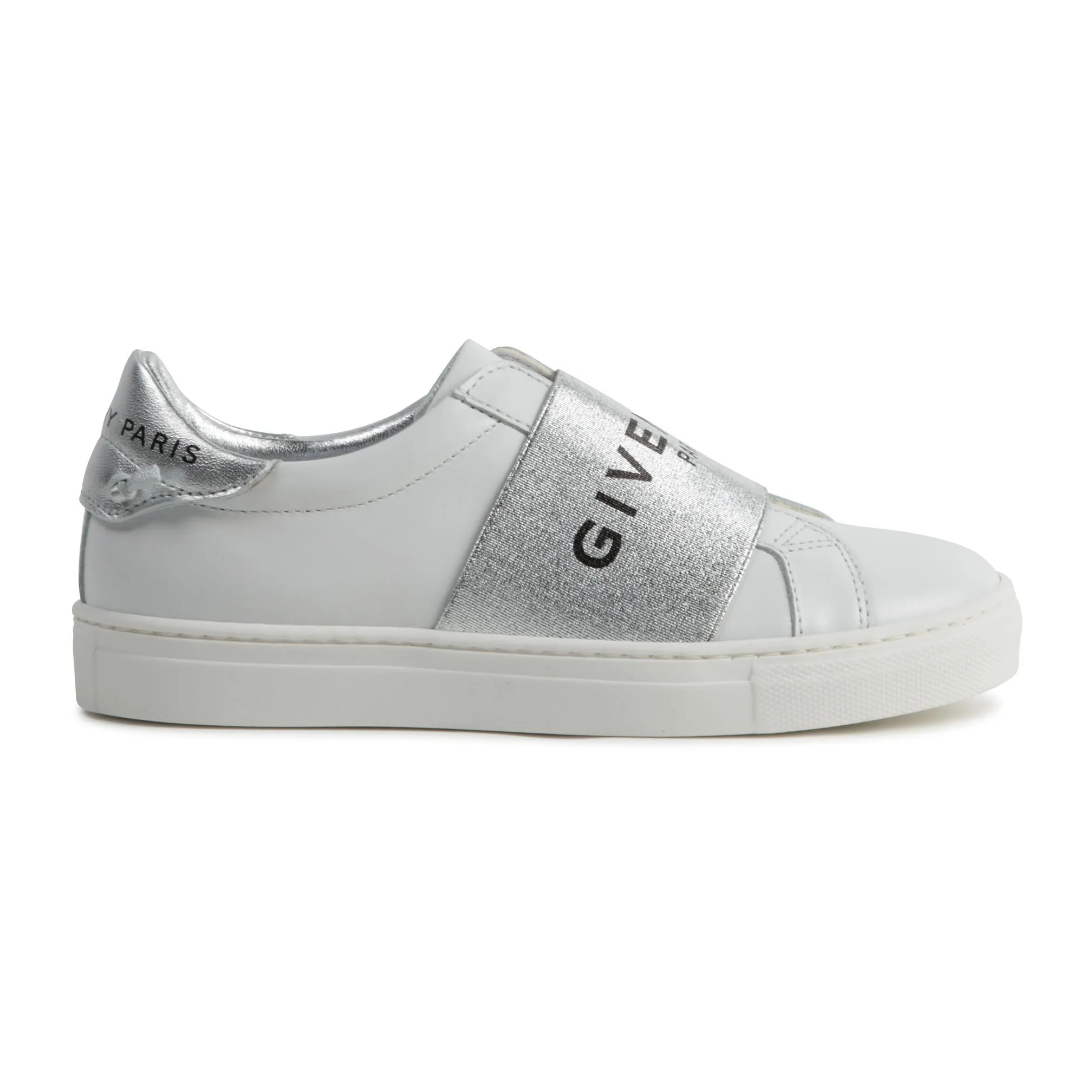 Givenchy White and Silver Sneakers