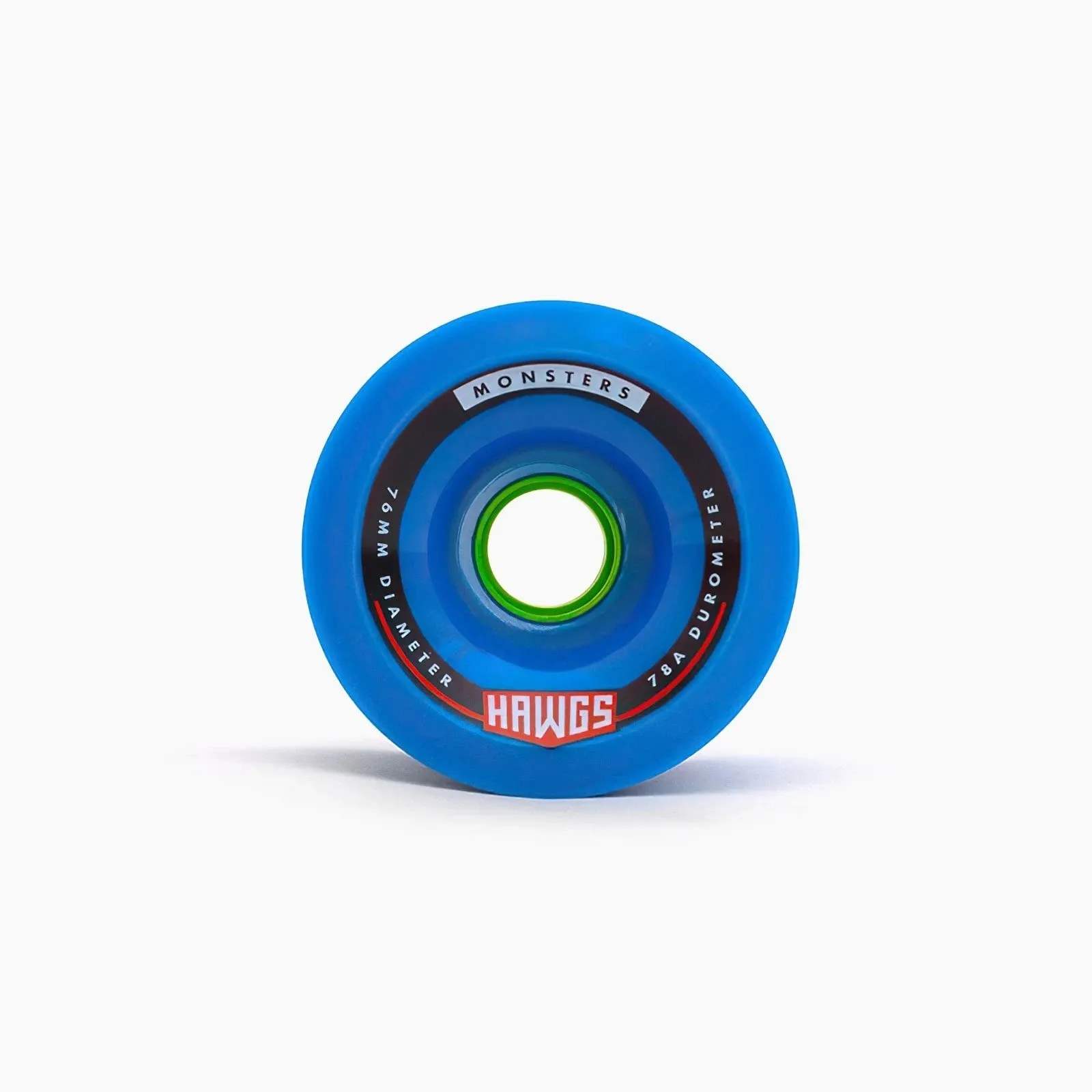 Hawgs Monster Wheels 76mm 78a - Blue (Set of 4)