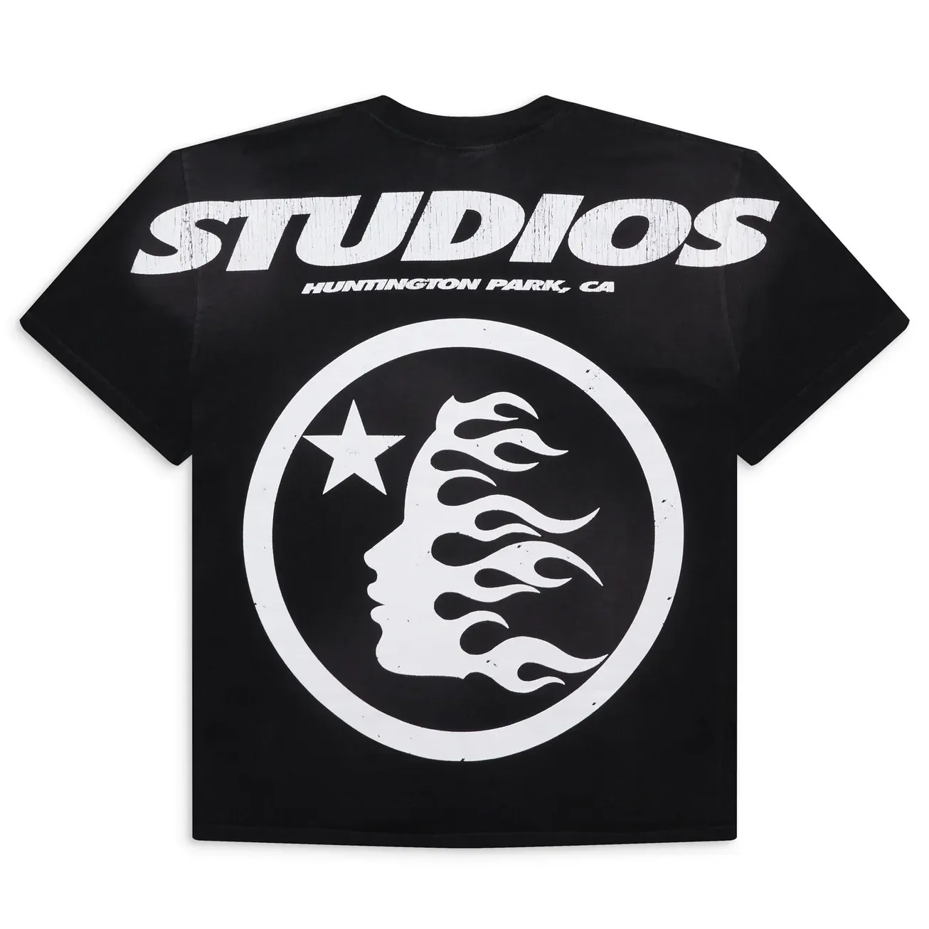 Hellstar Studios Glitter Cartoon Logo Black Tee