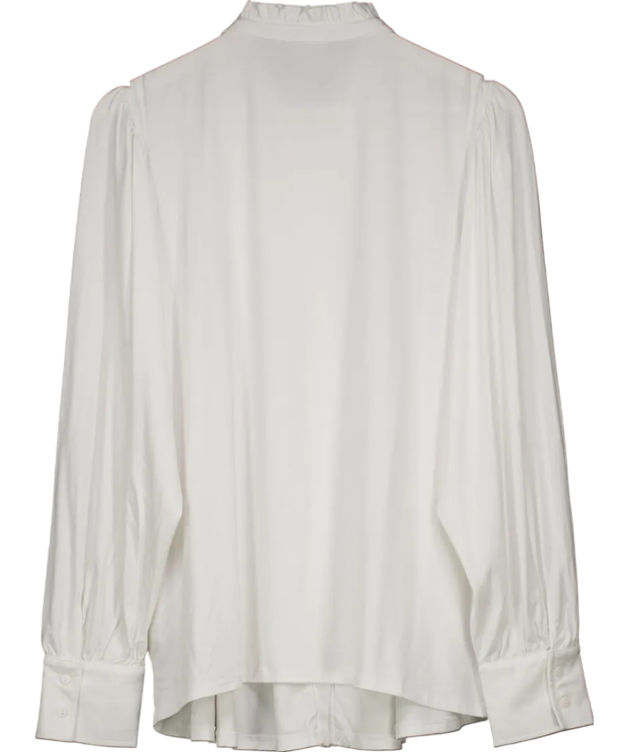 Isabella Oliver White Imogen Maternity Blouse UK 12