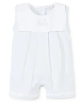 Kissy Kissy Pima Cotton Bear Cubs Playsuit, Blue