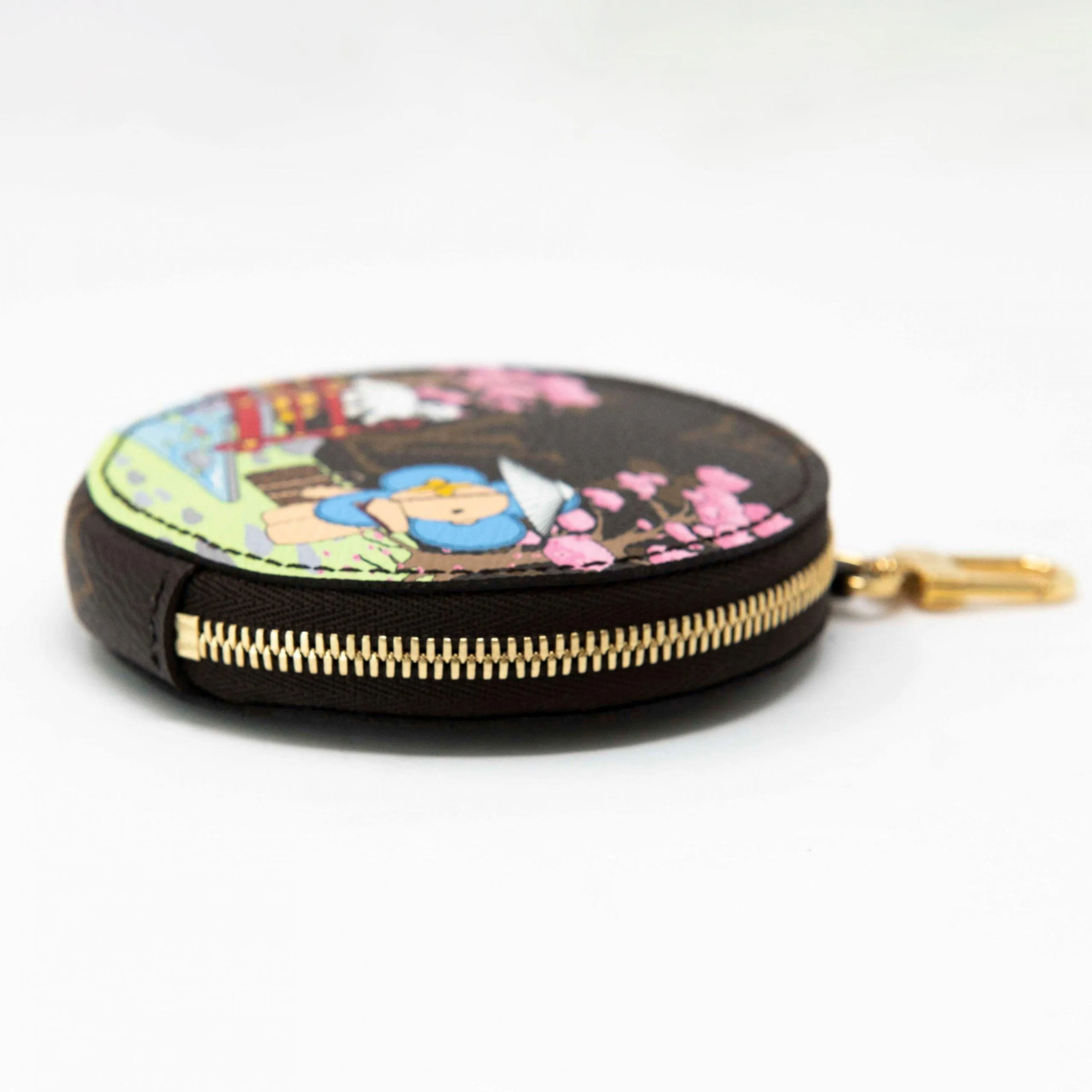 Louis Vuitton 2021 Christmas Monogram Japanese Garden Round Coin Purse