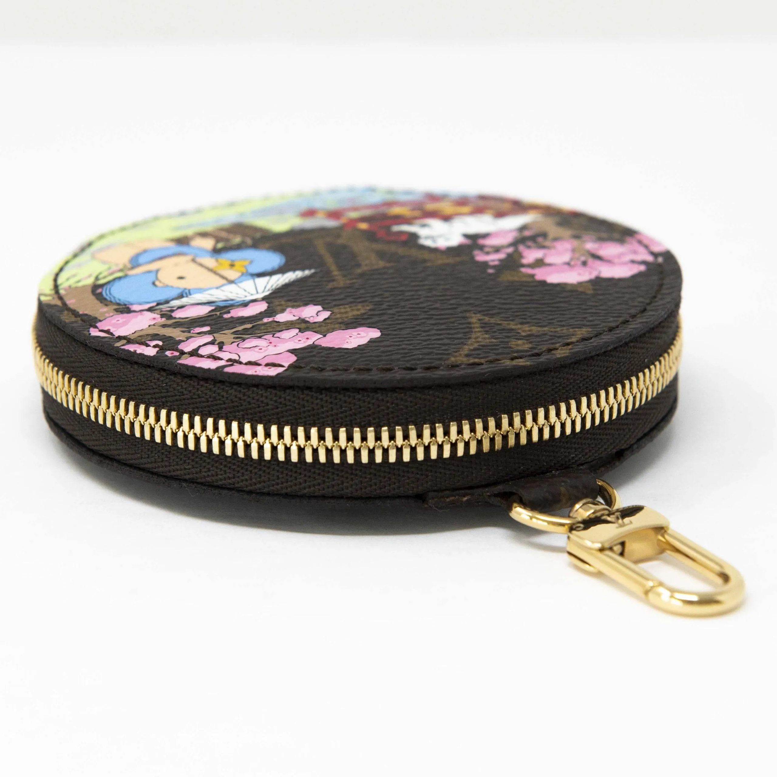 Louis Vuitton 2021 Christmas Monogram Japanese Garden Round Coin Purse