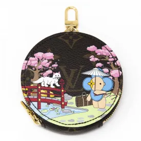 Louis Vuitton 2021 Christmas Monogram Japanese Garden Round Coin Purse