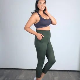 Lux Epic 7/8 Capris - Evergreen