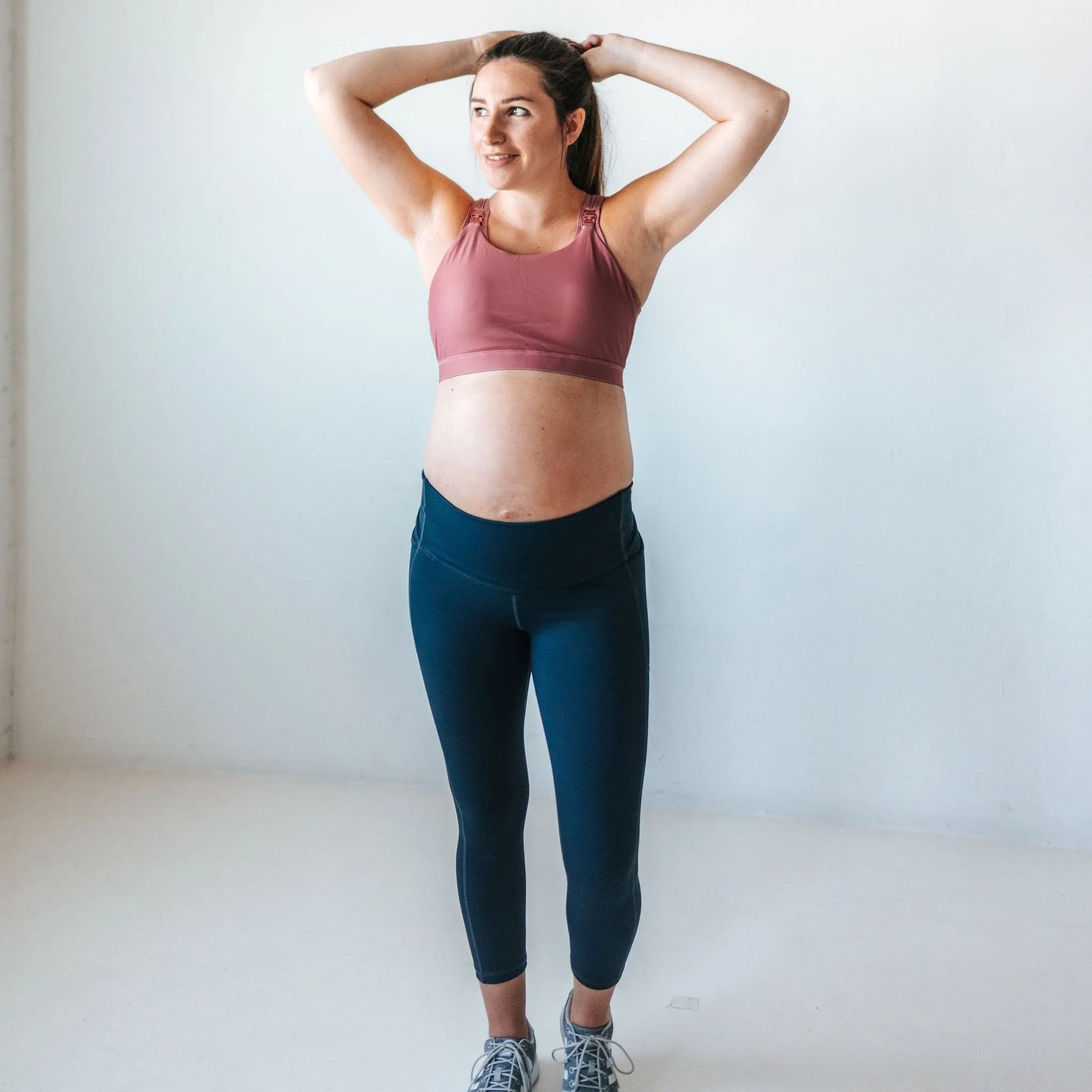 Mamacita Maternity Capris - Navy