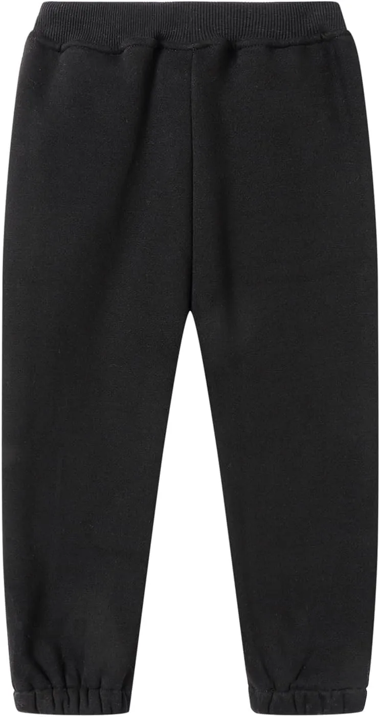 Mud Kingdom Girls Boys Drawstring Sweatpants Solid Colors Elastic Waist Slant Pockets 2-10 Years