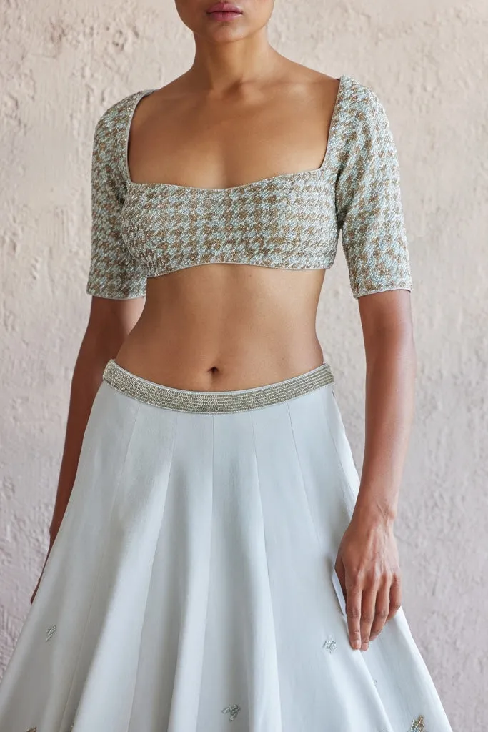 Naples Blue Lehenga