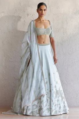 Naples Blue Lehenga
