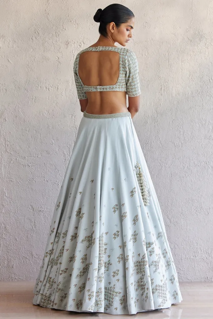 Naples Blue Lehenga