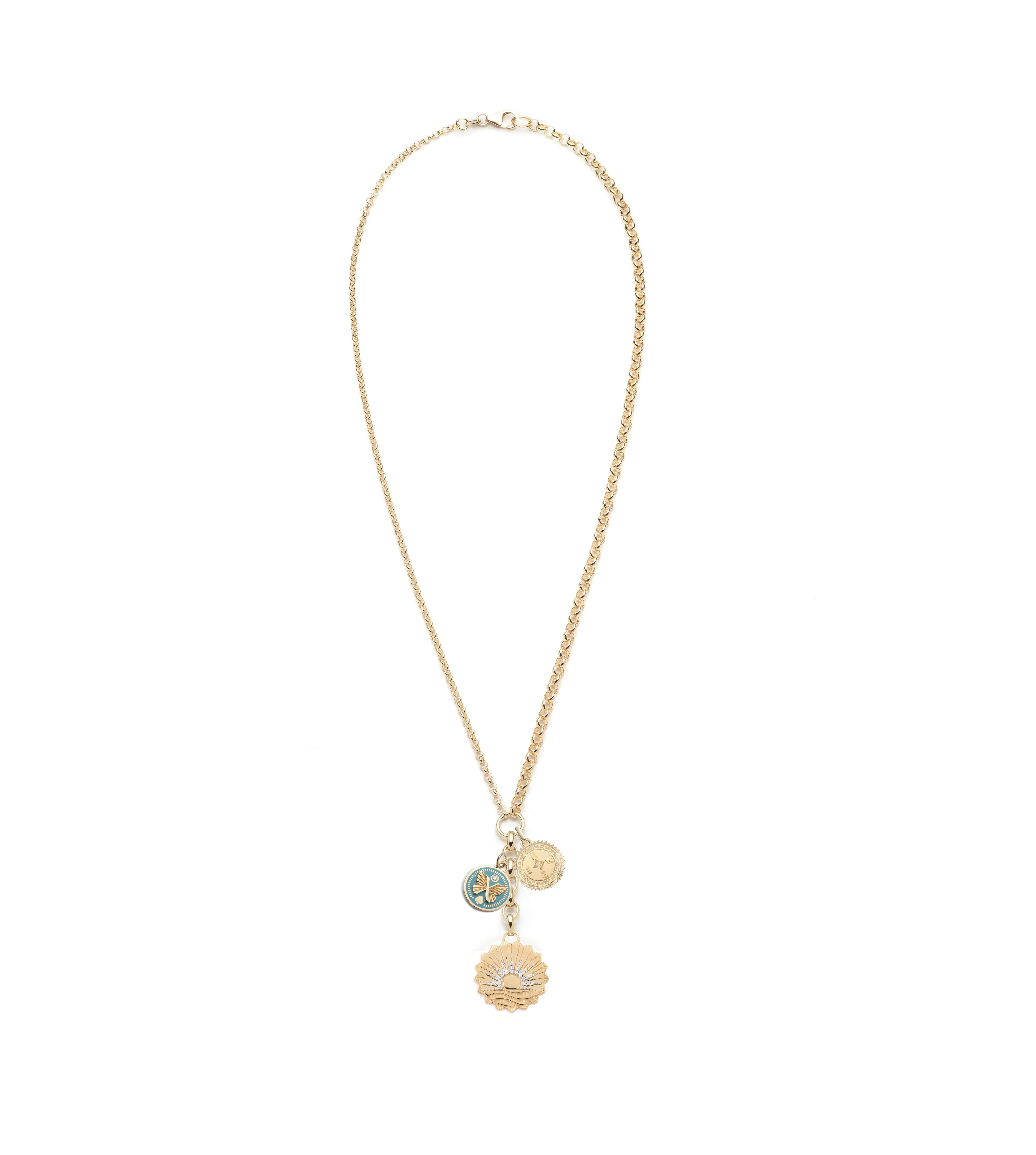 New Beginnings, Reverie & Internal Compass : Medium Mixed Belcher Extension Chain Necklace