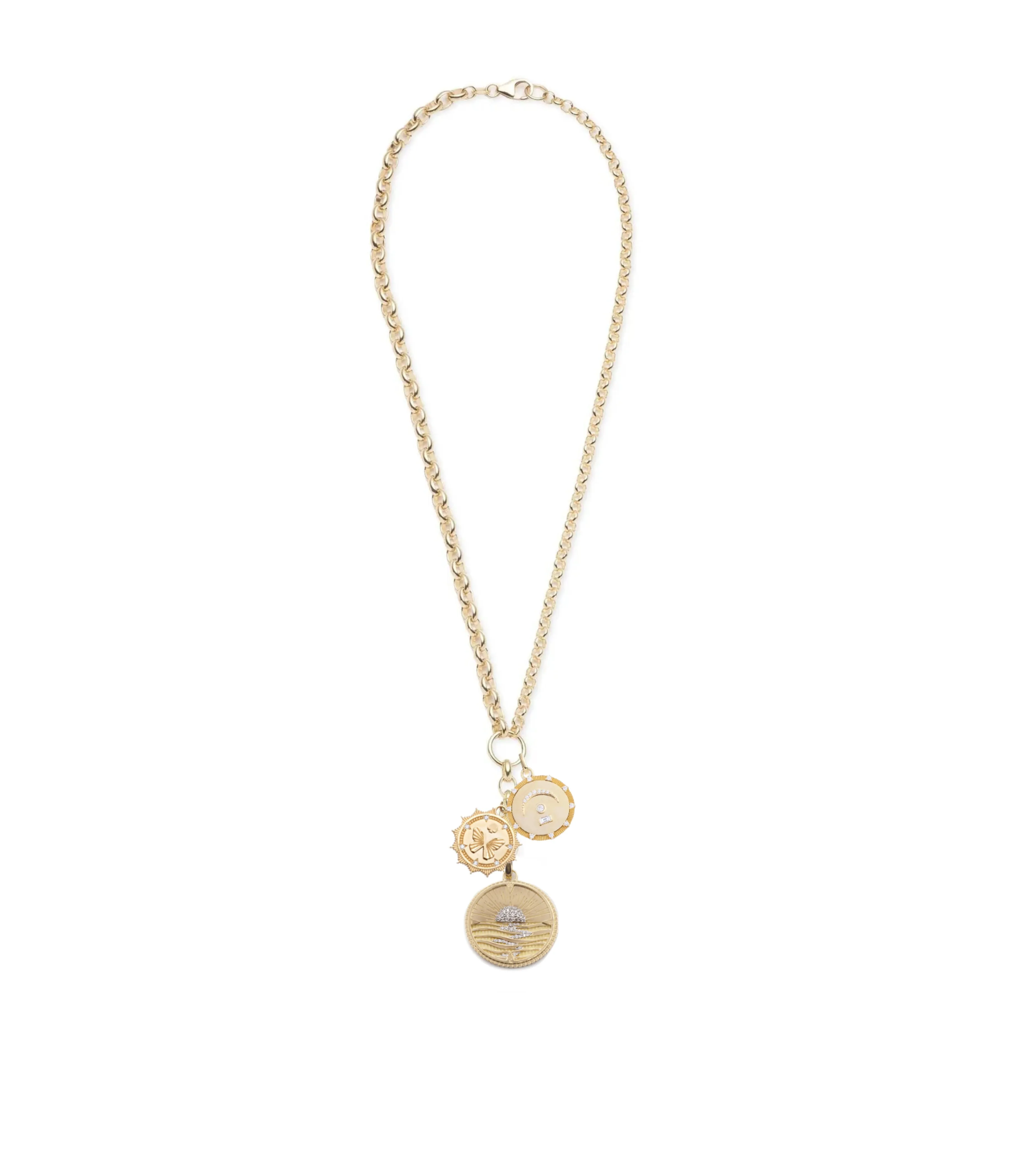 New Beginnings, Reverie & Pause : Heavy Mixed Belcher Extension Chain Necklace