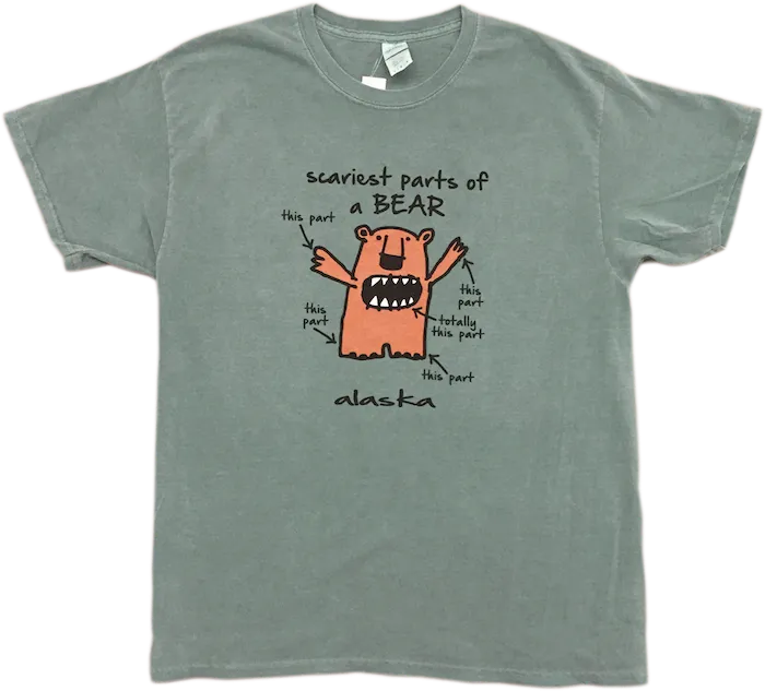 Scariest Parts of a Bear Alaska T-shirt