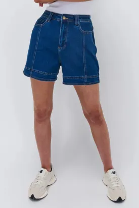 Sydney Shorts in Mid Washed Blue