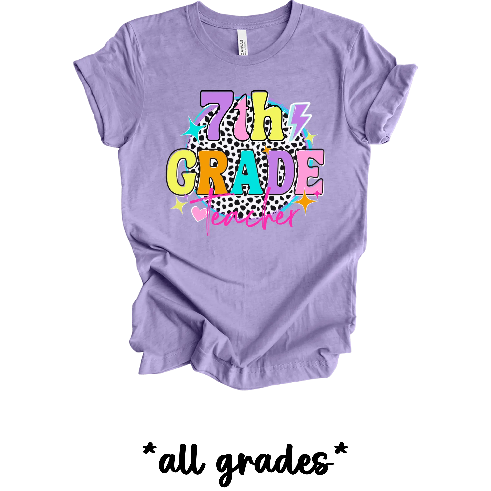 Teacher Dalmatian Print Circle