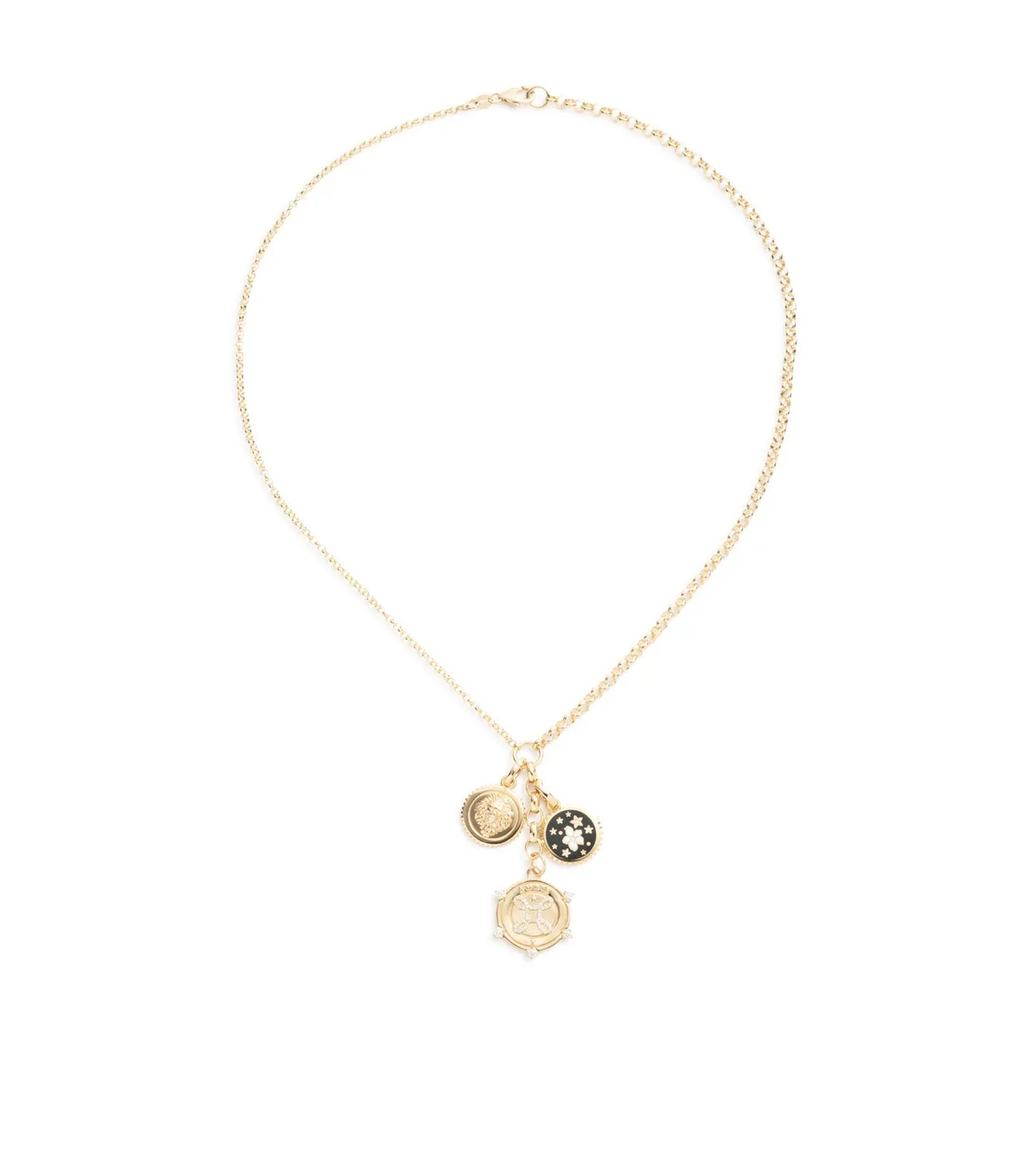 True Love, Blossoms & Strength : Medium Mixed Belcher Extension Necklace