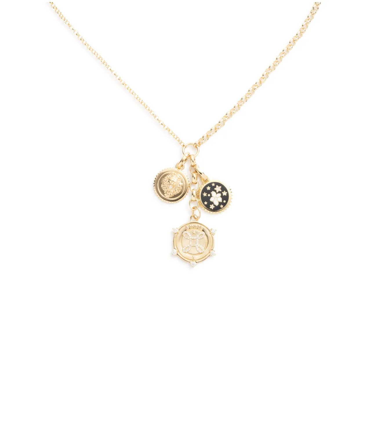 True Love, Blossoms & Strength : Medium Mixed Belcher Extension Necklace