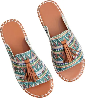 Verdusa Women's Boho Sandals 2025 Casual Summer Flat Sandals